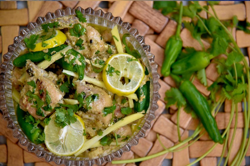 image of Chicken White Karahi, a Pakistani dish