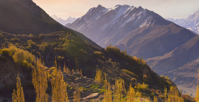 mountains and plains