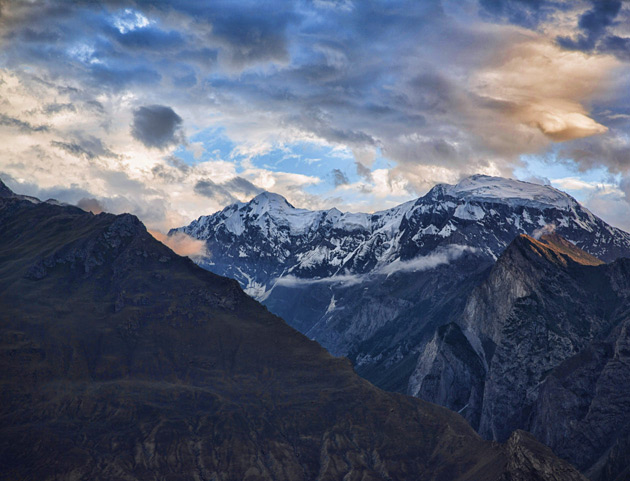 mountains and cloud